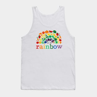 Eat the Rainbow - Vegetable, Vegan, Vegetarian, Plant Based Diet Tank Top